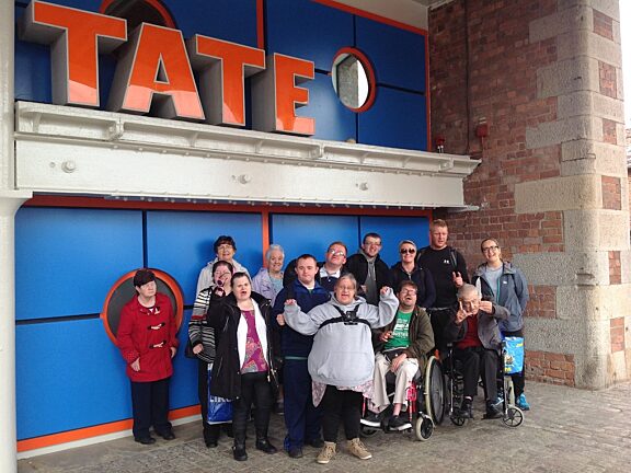 Blue Room visit Tate Liverpool