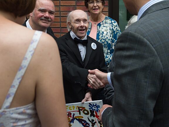 Blue Room artists meet HRH, The Earl of Wessex