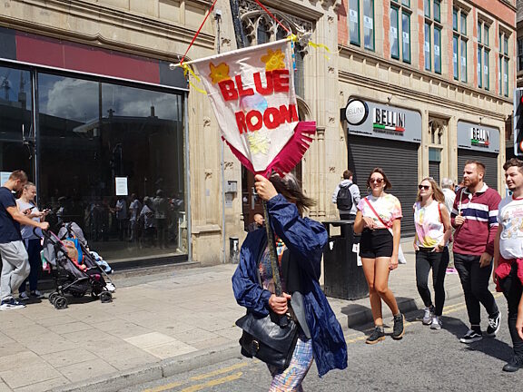 Blue Room take part in Liverpool Pride 2018