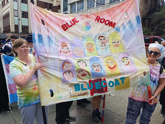 Blue Room take part in Liverpool Pride 2018