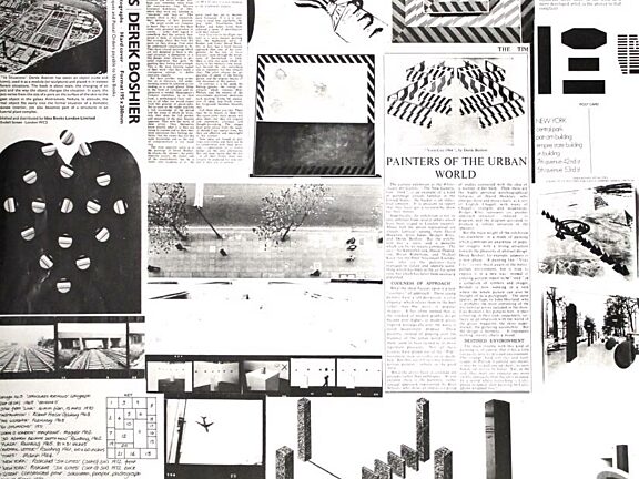 Poster for Derek Boshier exhibition, Documentation and Work 1959-72