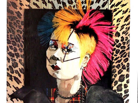 Poster for Contemporary British Tapestry exhibition