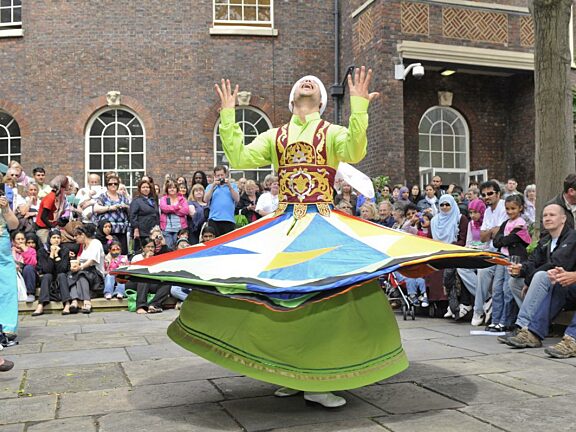 Liverpool Arabic Arts Festival whirling dervish