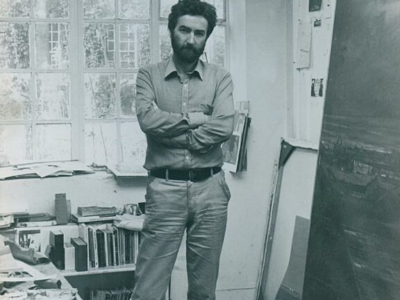 Studio artist Clement McAleer