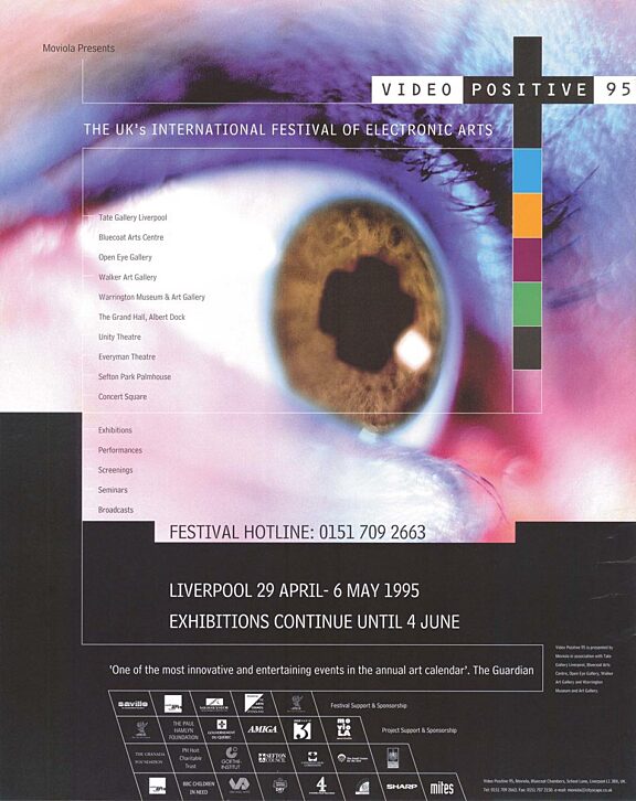 Poster for Video Positive festival
