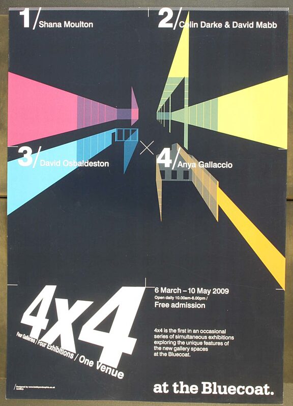 Poster for 4x4 exhibitions