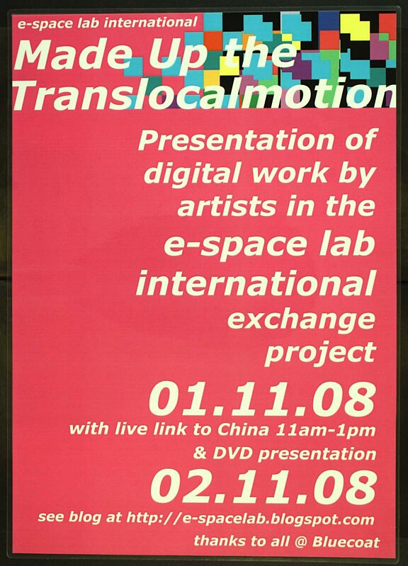 Poster for Made Up The Translocalmotion project