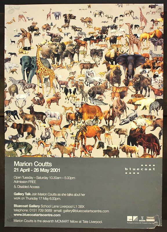 Poster for Marion Coutts exhibition