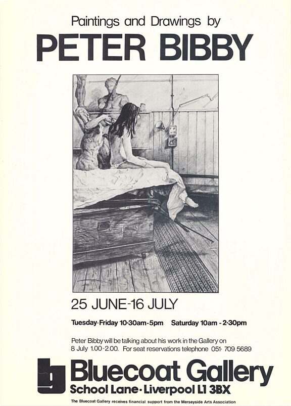 Poster for Peter Bibby exhibition