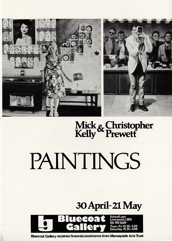 Poster for Mick Kelly and Chris Prewett, Paintings exhibition
