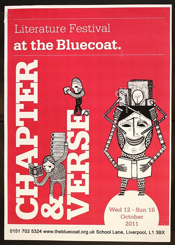Poster for 2011 Chapter & Verse literature festival