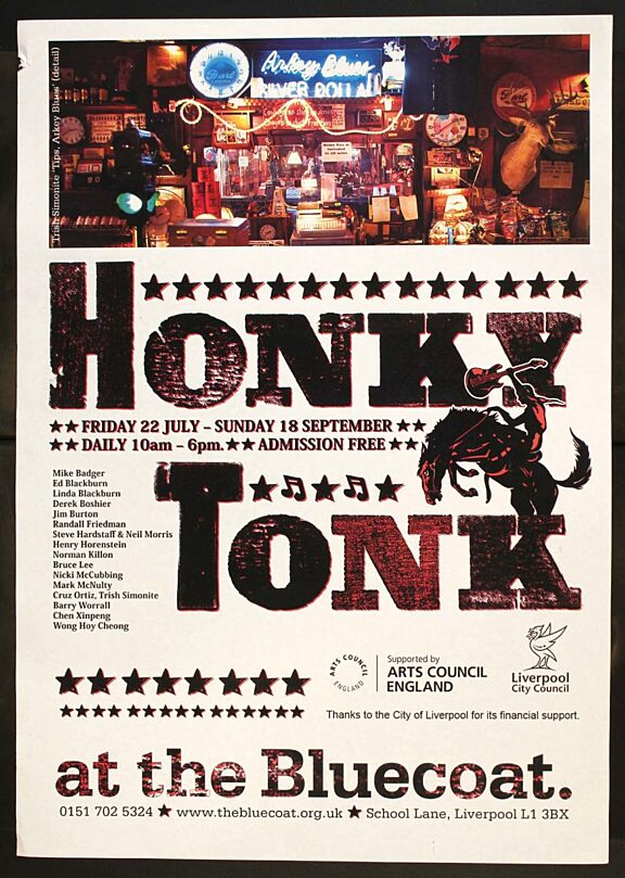 Poster for Honky Tonk exhibition