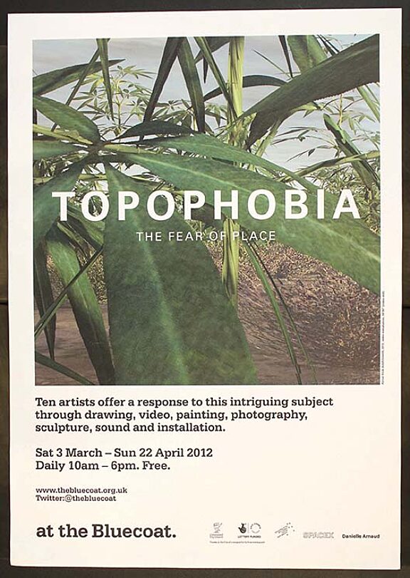 Poster for exhibition, Tophobia: A Fear of Place