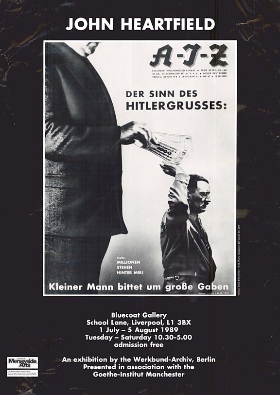 Poster for John Heartfield exhibition