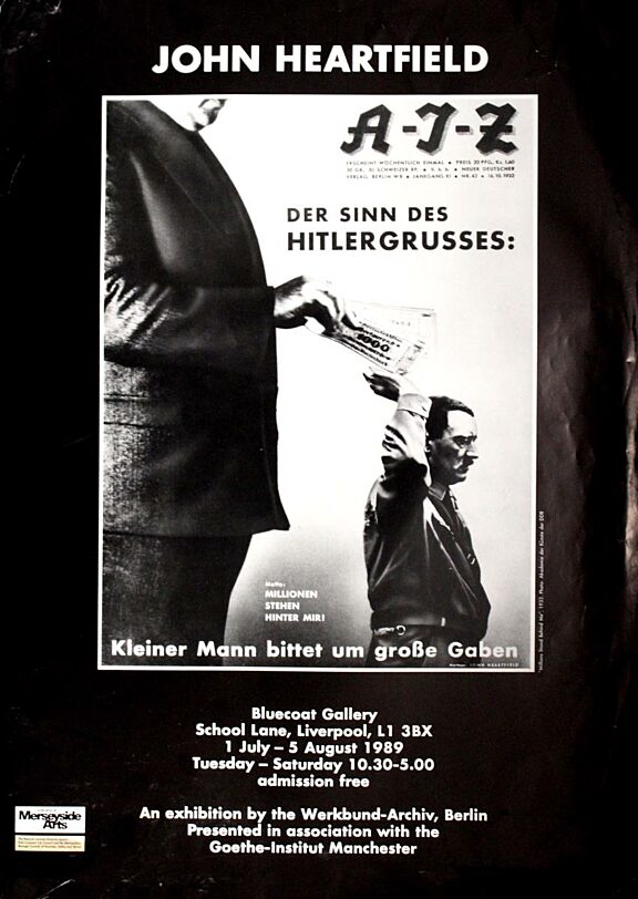 Poster for John Heartfield exhibition