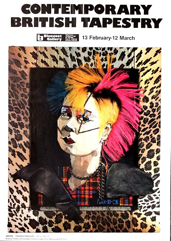Poster for Contemporary British Tapestry exhibition