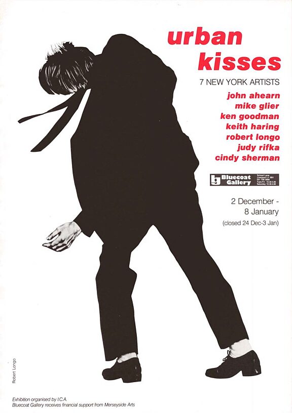 Poster for exhibition, Urban Kisses: 7 New York Artists