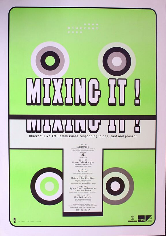 Poster for Mixing It live art commissions