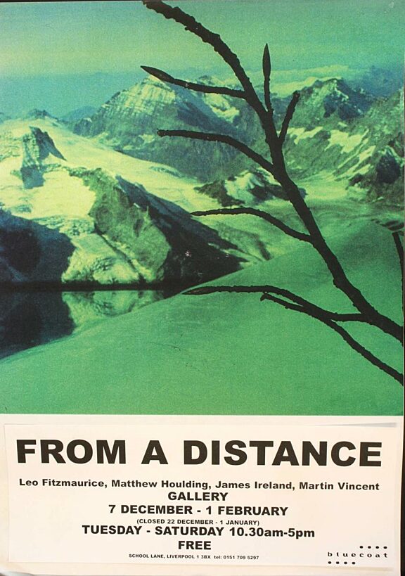 Poster for From A Distance exhibition