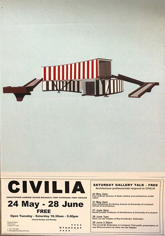 Poster for Civilia exhibition