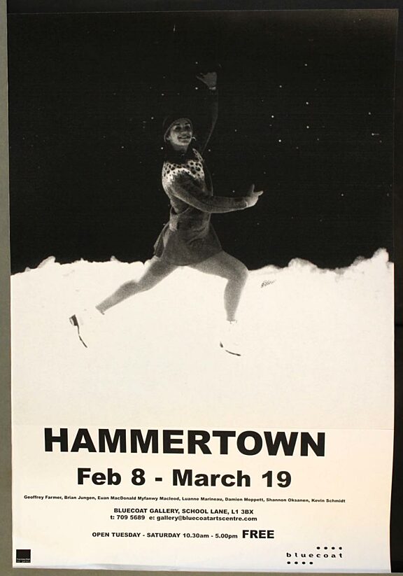 Poster for Hammertown exhibition