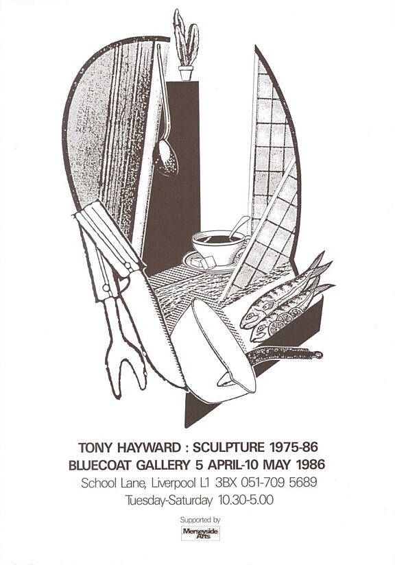 Poster for Tony Hayward: Sculpture 1975-86 exhibition