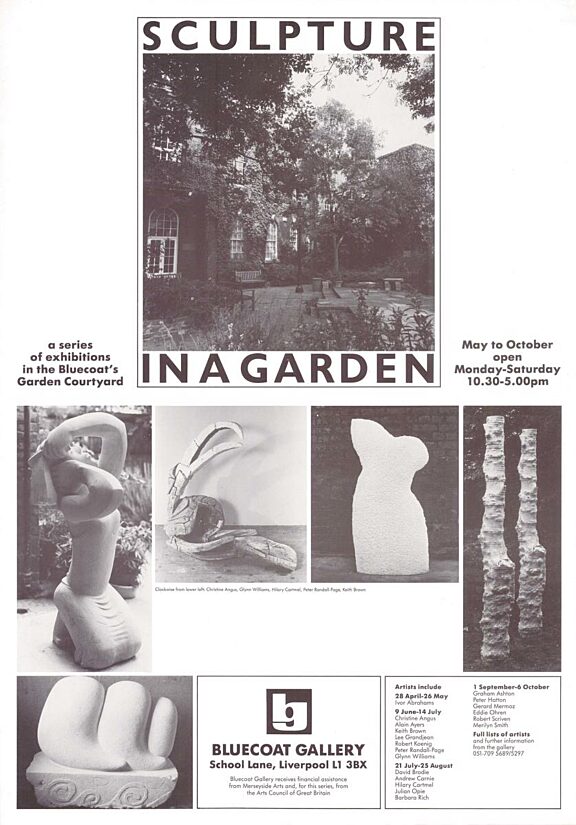 Poster for Sculpture in a Garden exhibitions