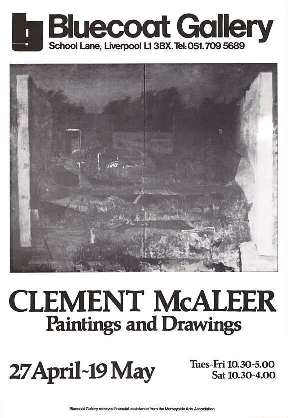 Poster for Clement McAleer exhibition