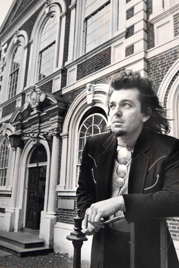 Captain Beefheart in the Bluecoat courtyard