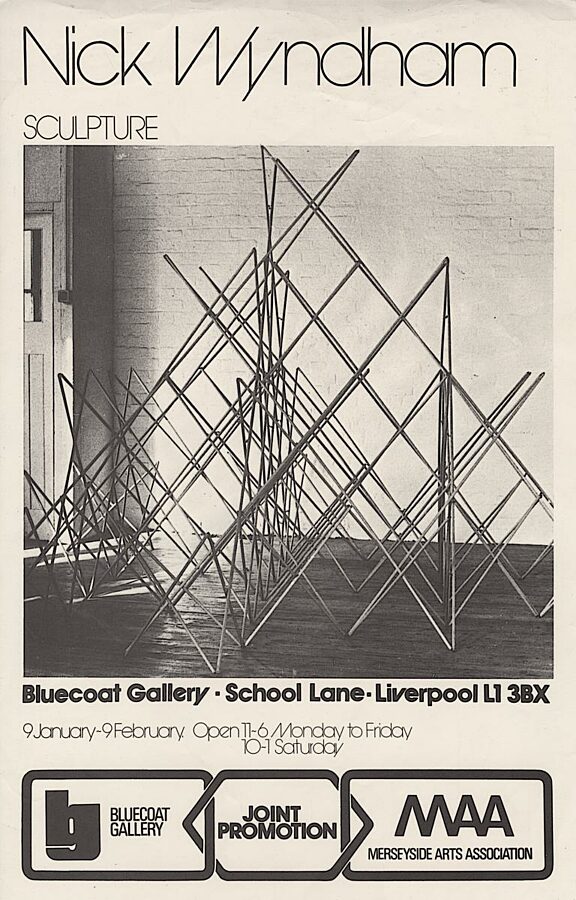 Poster for Nick Wyndham Sculpture exhibition