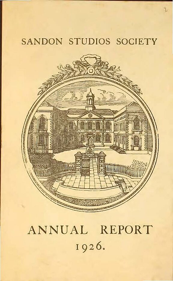 Sandon Studios Society Annual Report, 1925/26