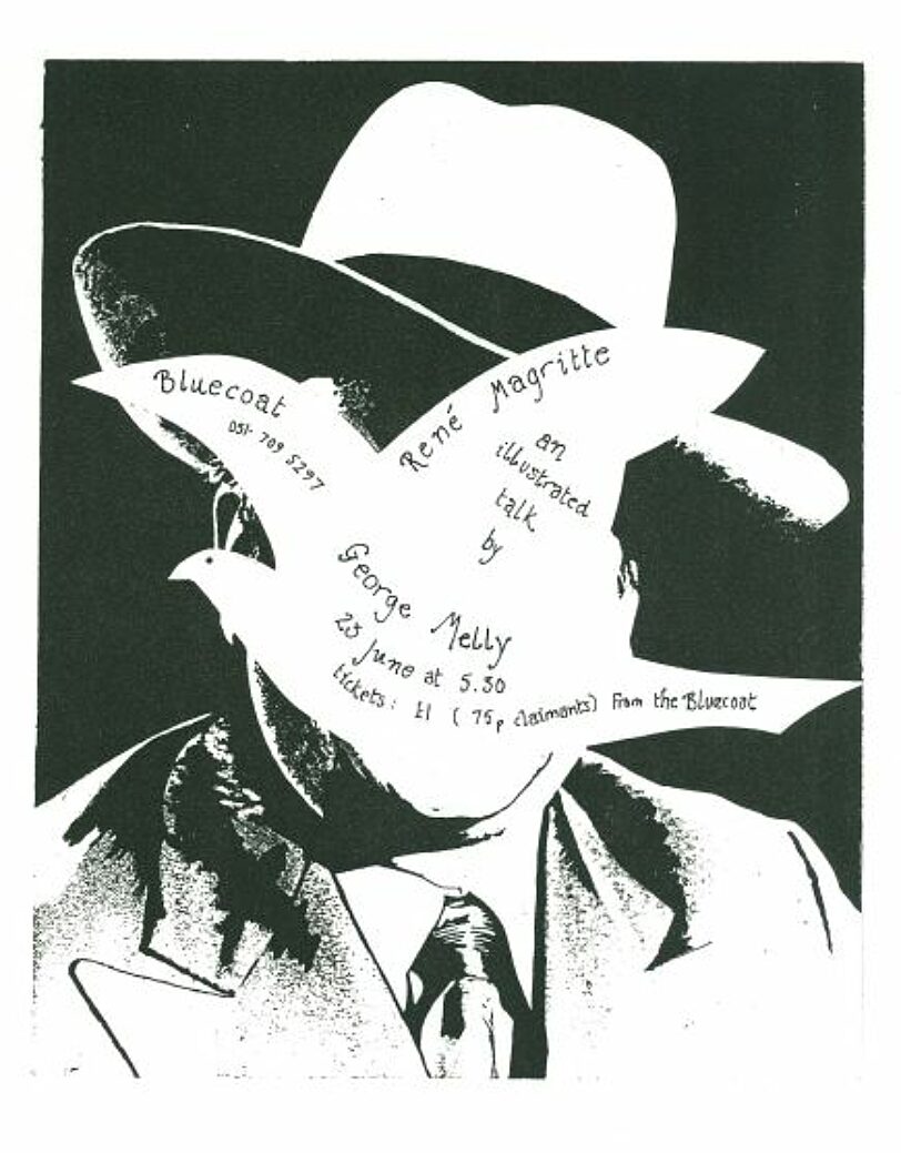 Poster for George Melly talk on René Magritte