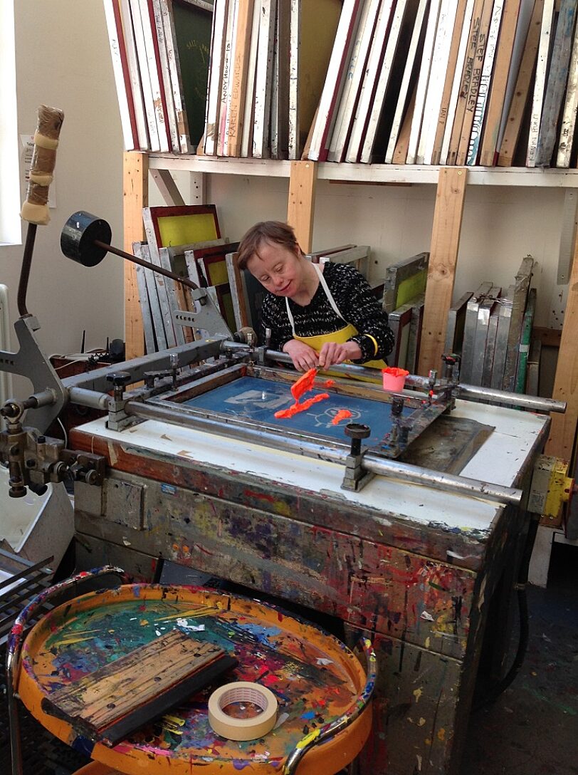 Blue Room in the Print Studio