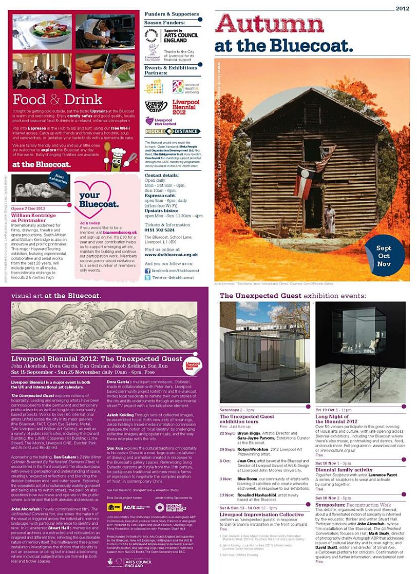 Autumn 2012 Events Brochure