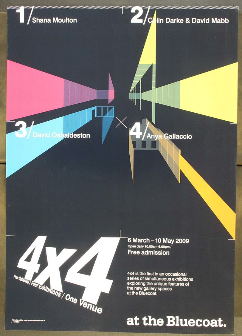 Poster for 4x4 exhibitions