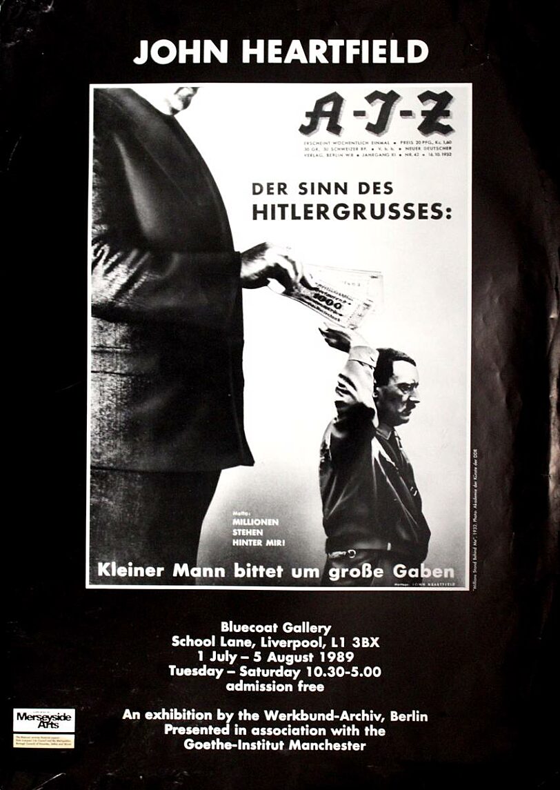 Poster for John Heartfield exhibition