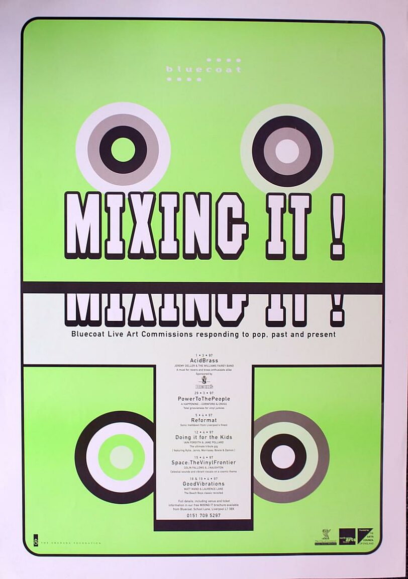 Poster for Mixing It live art commissions