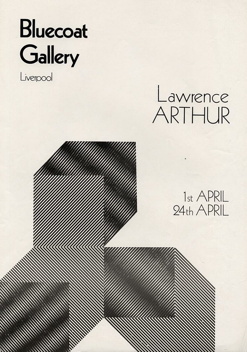 Poster for Lawrence Arthur exhibition