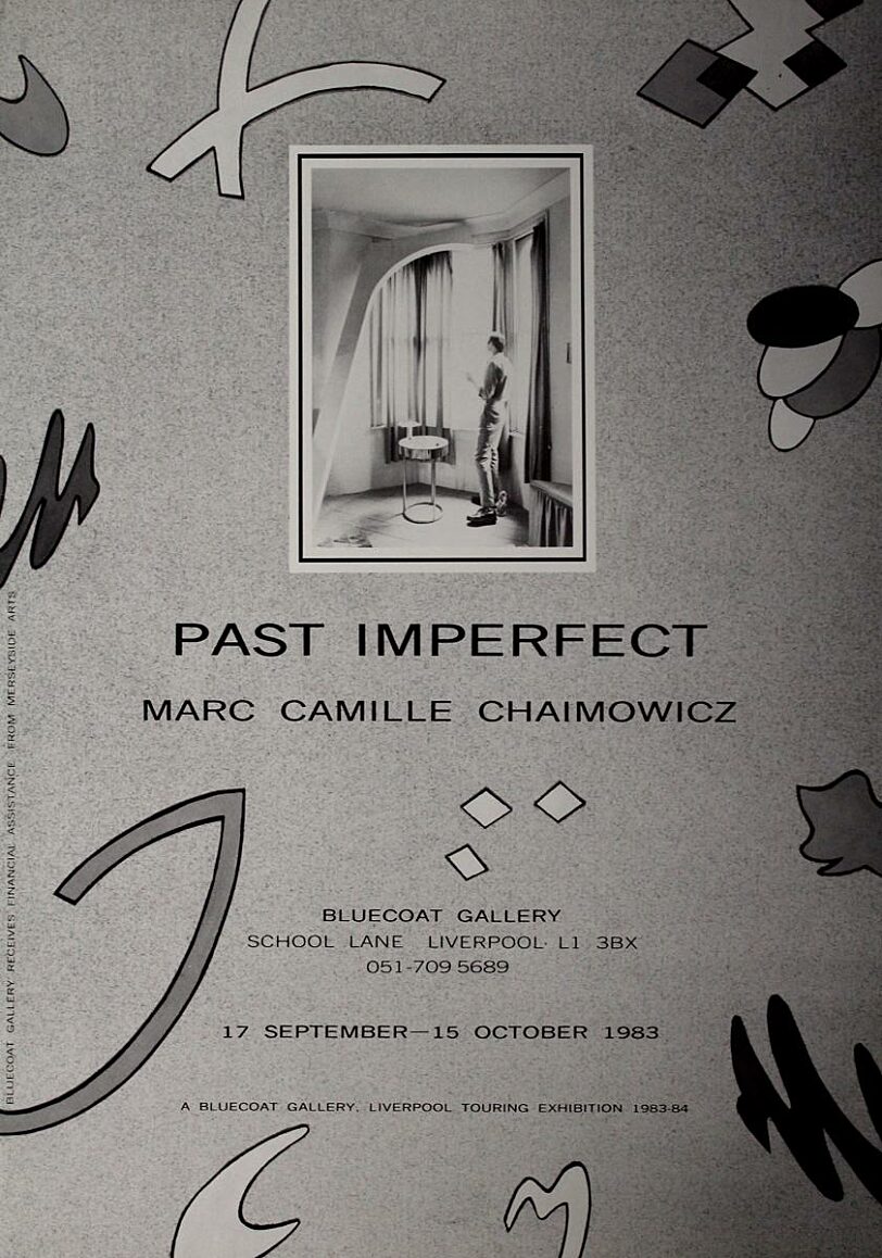 Poster for Marc Camille Chaimowicz exhibition, Past Imperfect