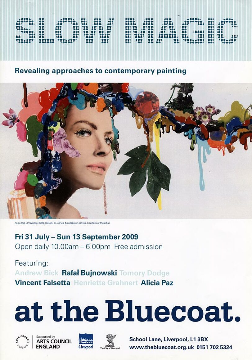Poster for Slow Magic exhibition