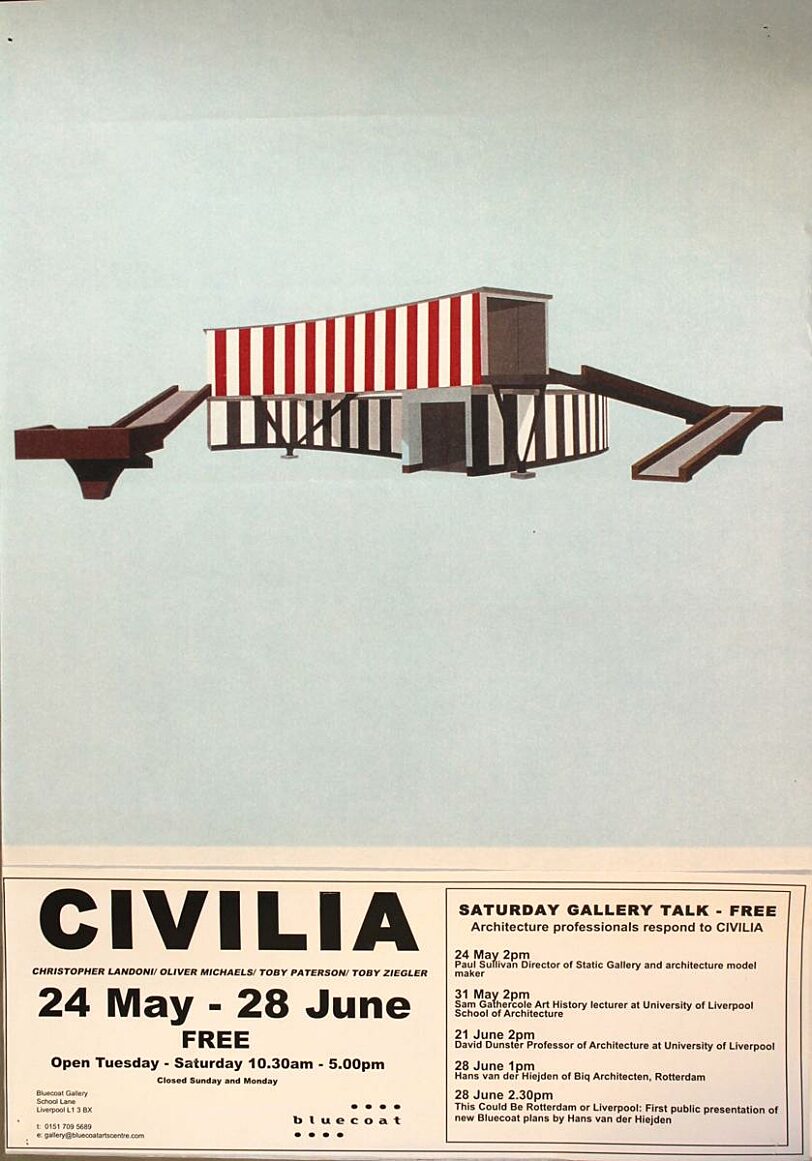 Poster for Civilia exhibition