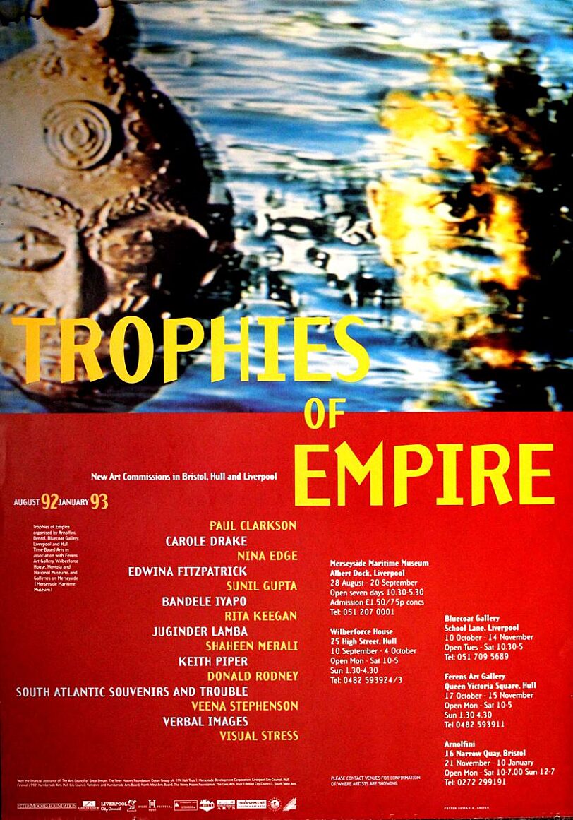 Poster for Trophies of Empire exhibition
