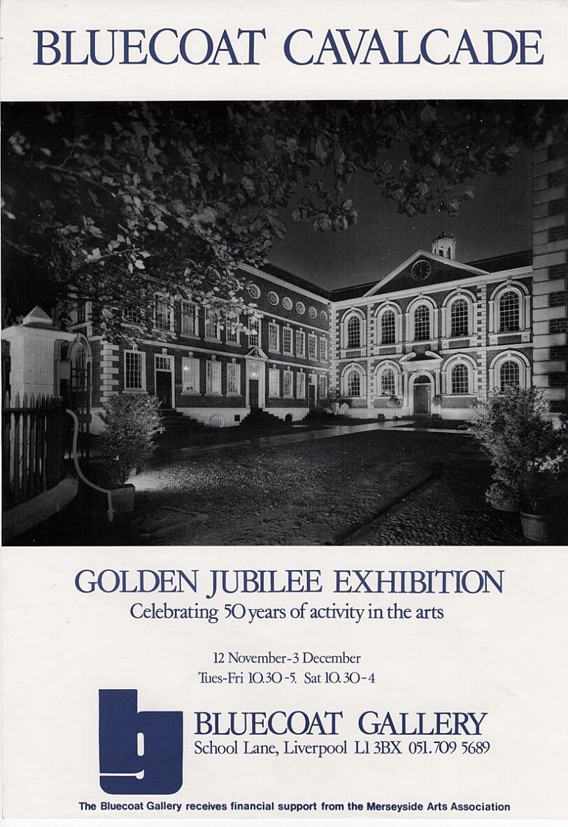 Bluecoat Cavalcade, Golden Jubilee Exhibition poster