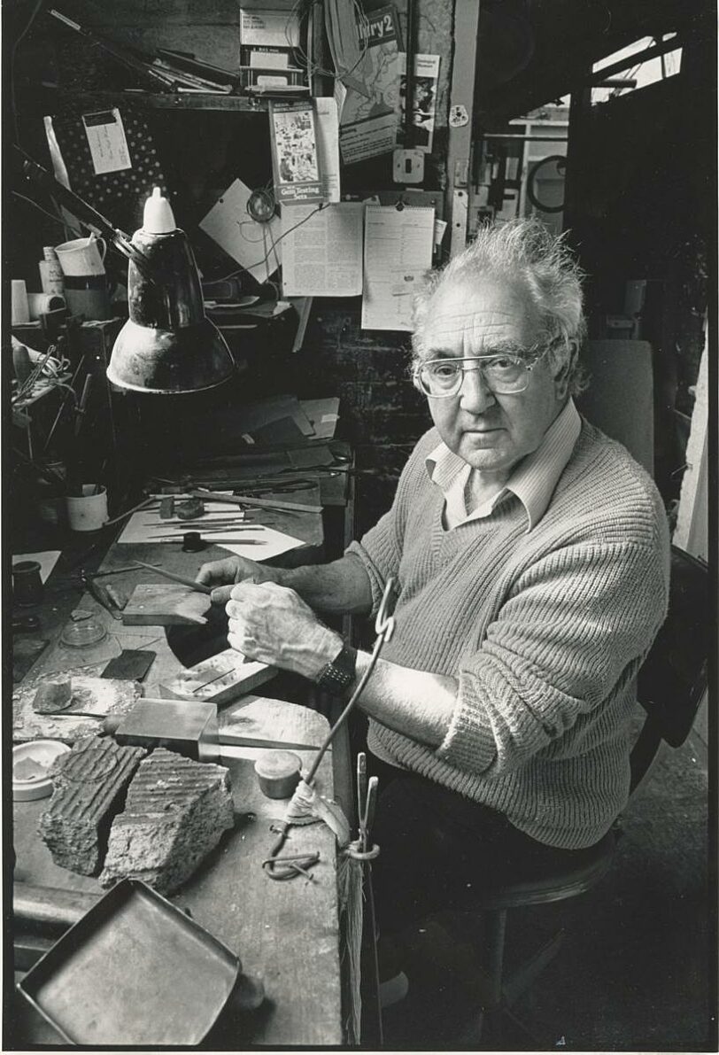 Studio artist Stan Hill