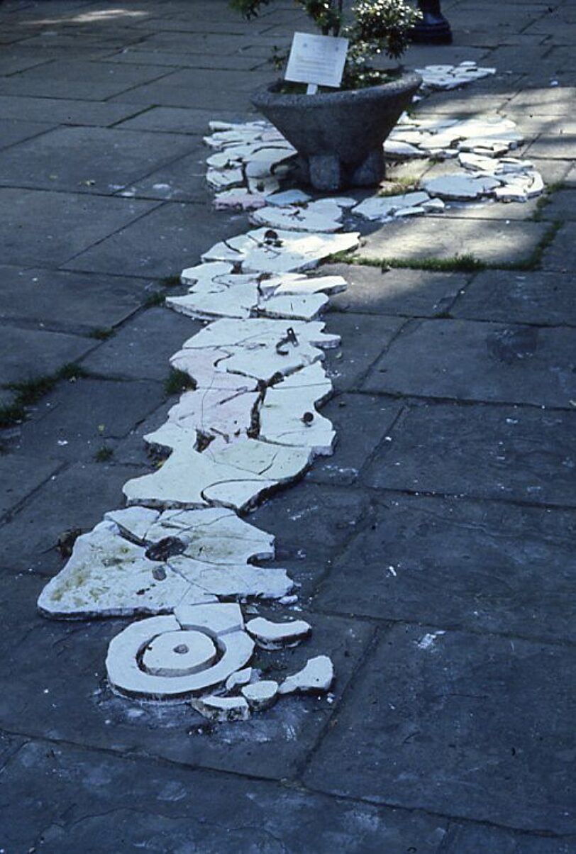 Second Wave, John Plowman in Bluecoat garden