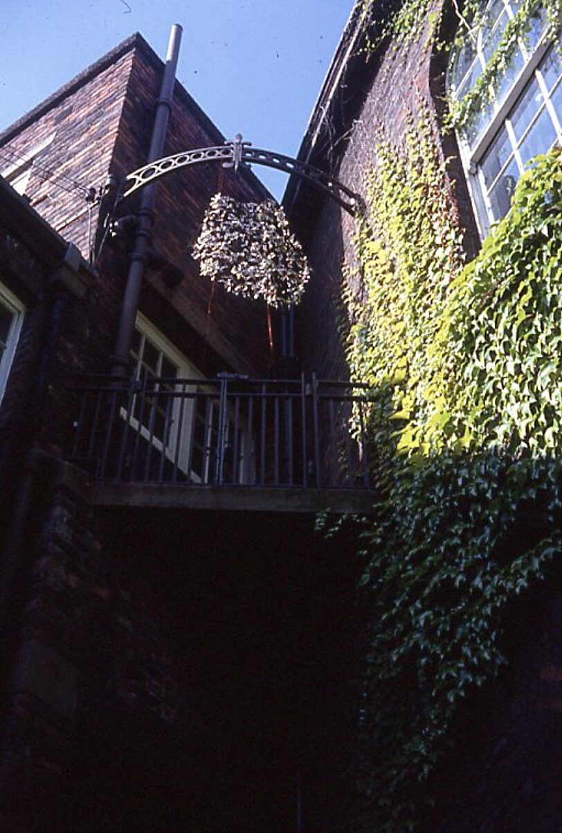 New Art North West sculpture in Bluecoat Garden, Anneke Pettican