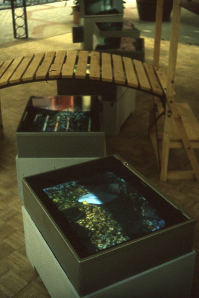 New Art North West Streamline video installation offsite at Mercury Court, Chris Meigh Andrews