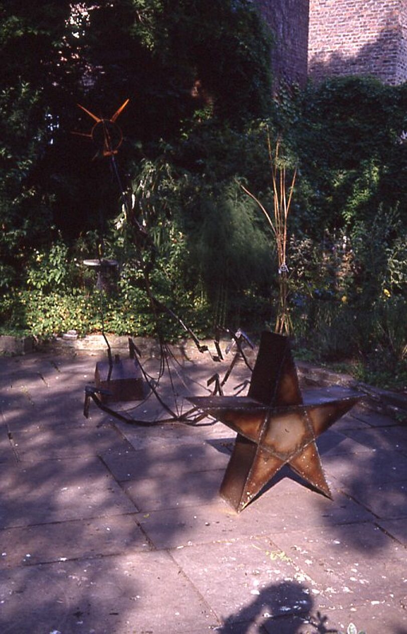 New Art North West sculpture in Bluecoat Garden, Jill Randall