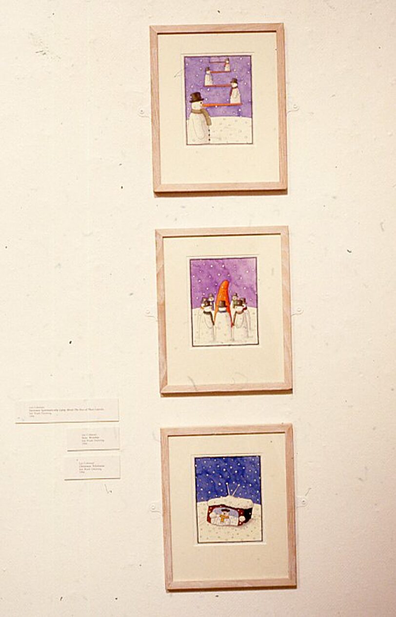 Gift Rap exhibition including work by Les Coleman