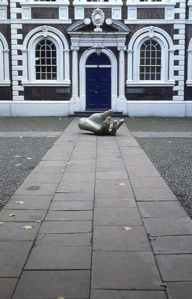 Distant Thunder, Sculpture in Courtyard, Vincent Woropay